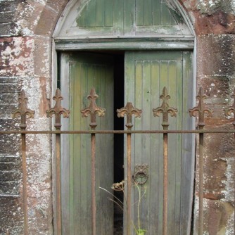 Abandoned church, Kirkmichael, Perthshire, Scotland. The shot I took. Su Leslie 2013