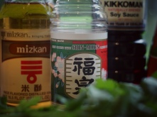 Asian vinaigrette ingredients. Image: Su Leslie, 2017