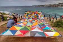 Georgina Humphries, Groundswell. Sculpture by the Sea, 2018. Image: Su Leslie, 2018
