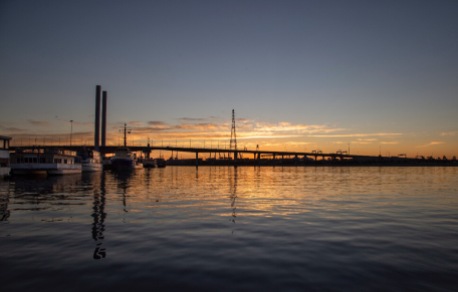 Bolte Bridge at sunset, Melbourne. Image: Su Leslie 2019